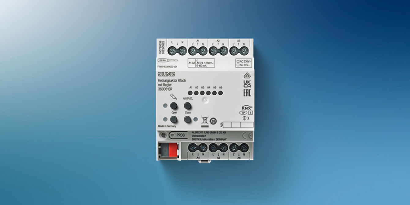 KNX Heizungsaktor 6-fach bei M. Mauser Elektrotechnik GmbH in Michelbach an der Bilz